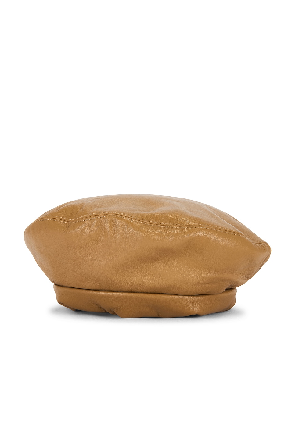 Clyde Lambskin Beret In Brown