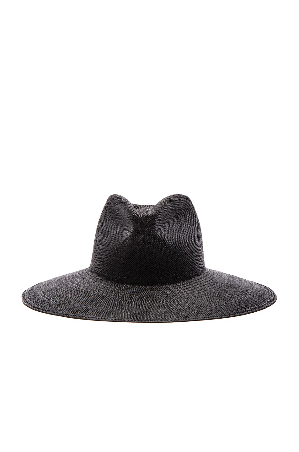 Image 1 of Clyde Pinch Panama Hat in Black