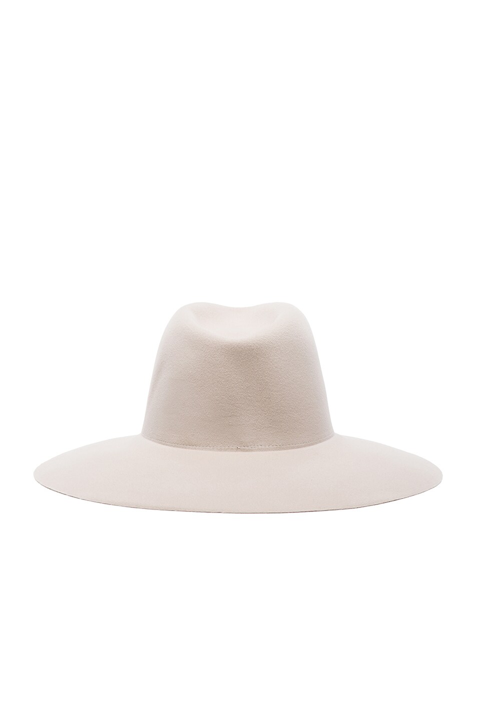 Clyde Wide Brim Pinch Hat in Alabaster | FWRD