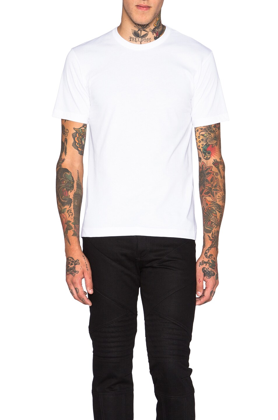 Image 1 of COMME des GARCONS SHIRT 'Forever' Cotton Tee in White