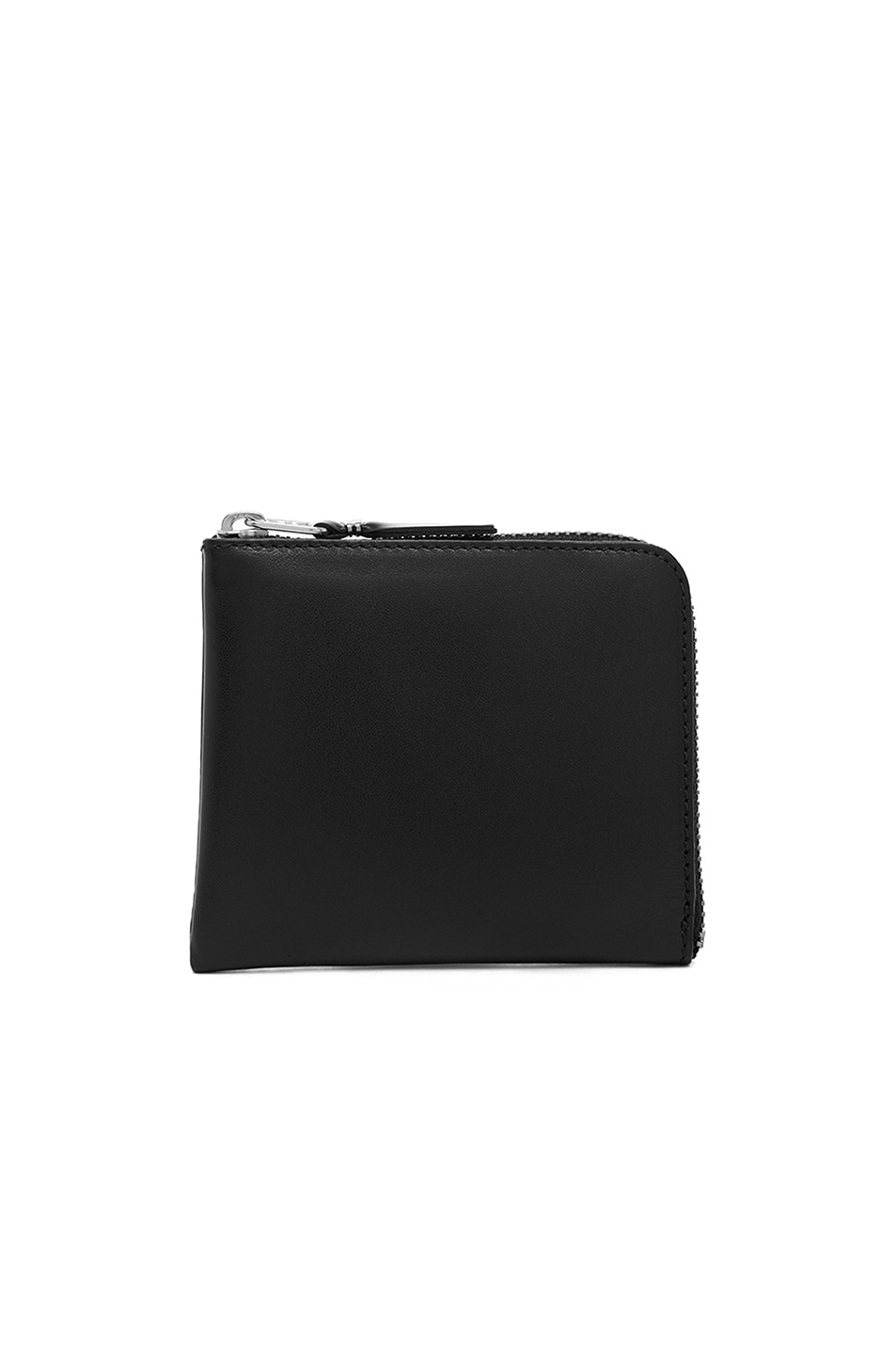 Small Zip Wallet in Black