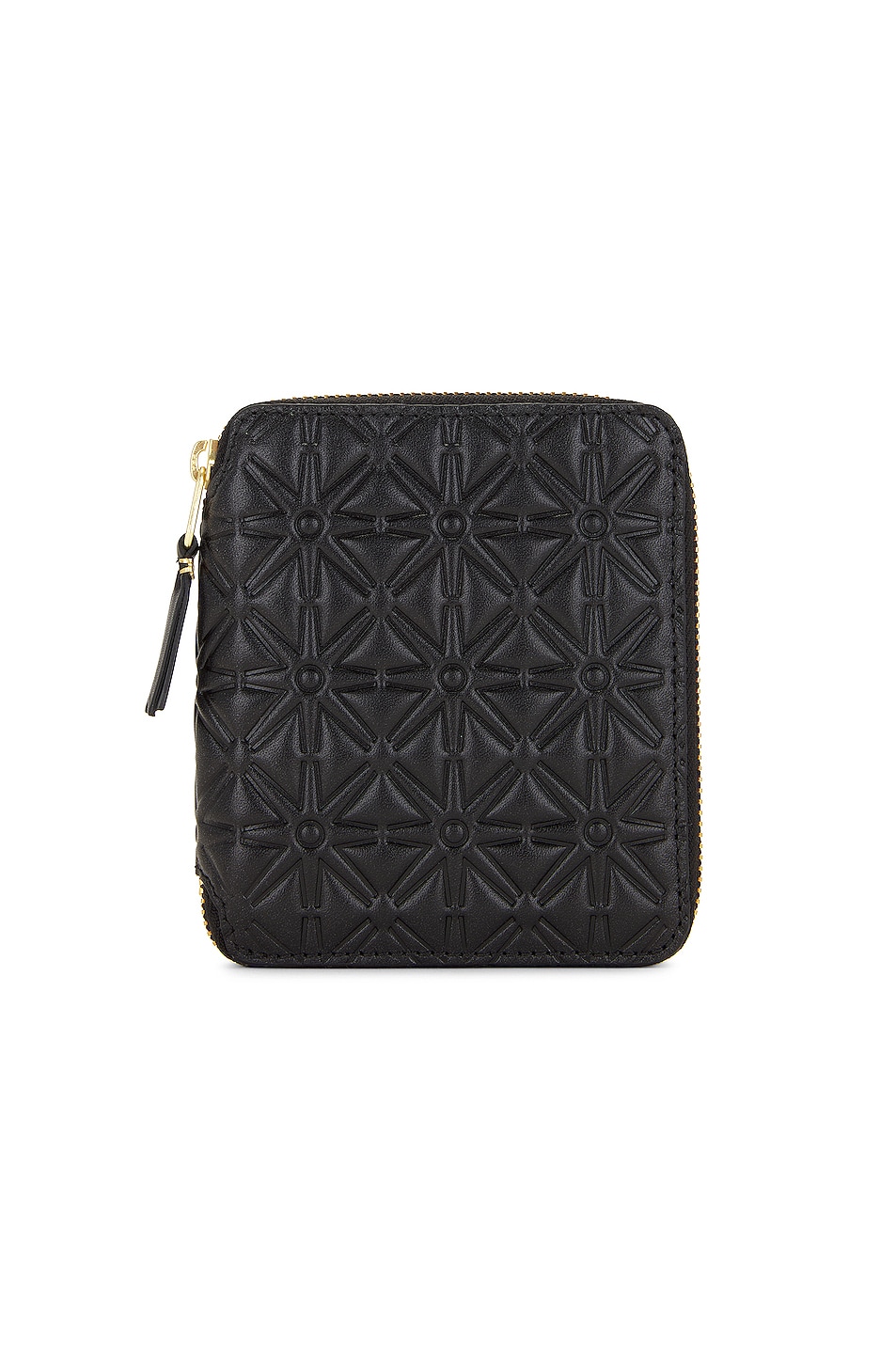 Star Embossed Classic Wallet in Black