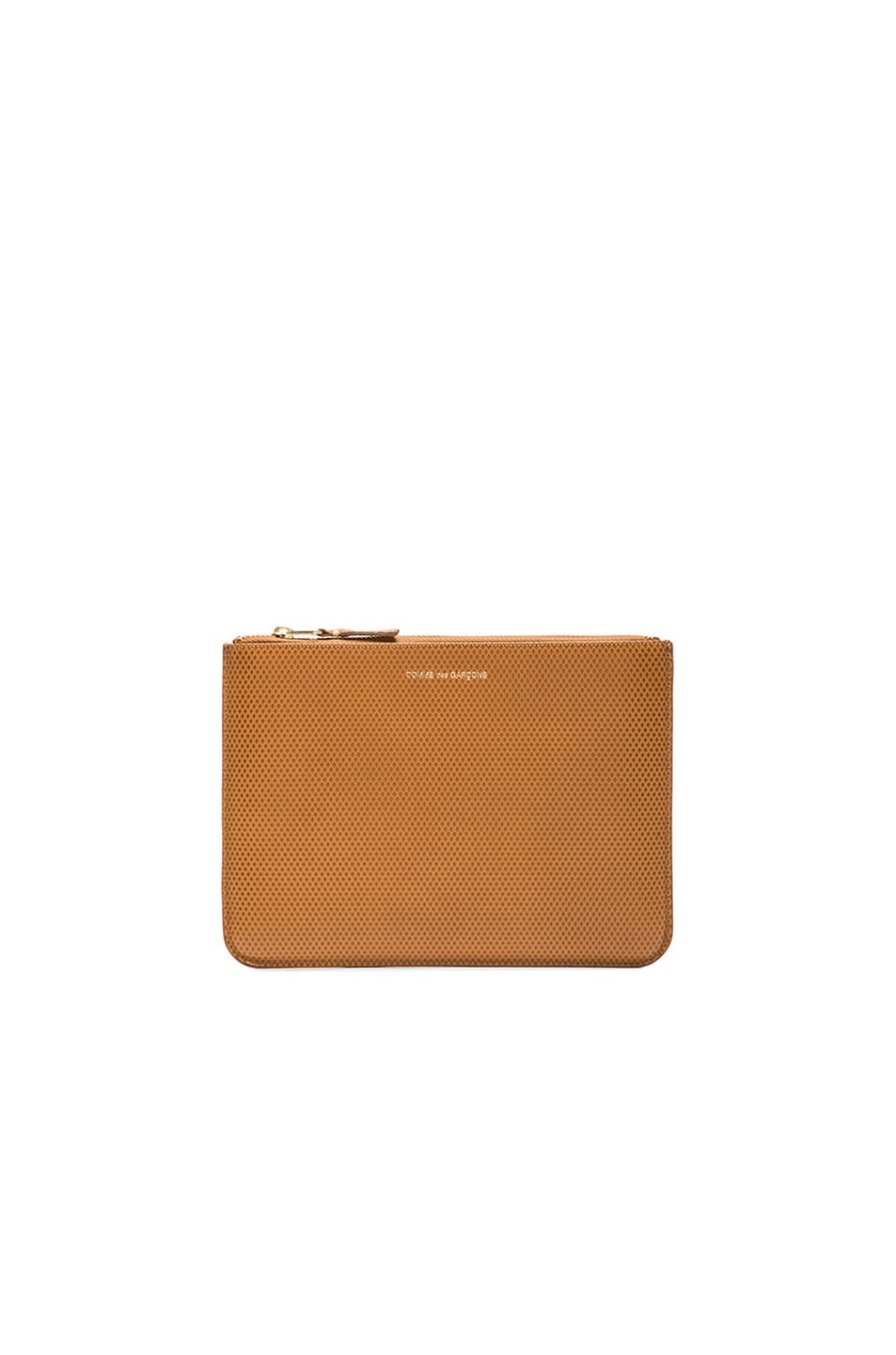 Image 1 of COMME des GARCONS Luxury Leather Pouch in Beige