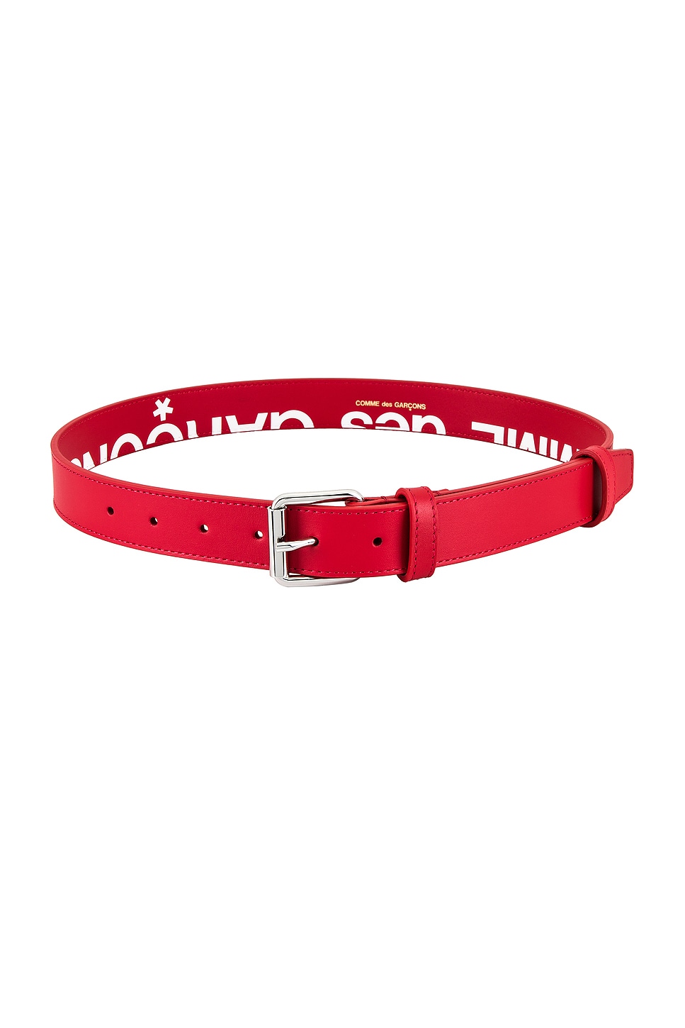 Huge Logo Belt in Red