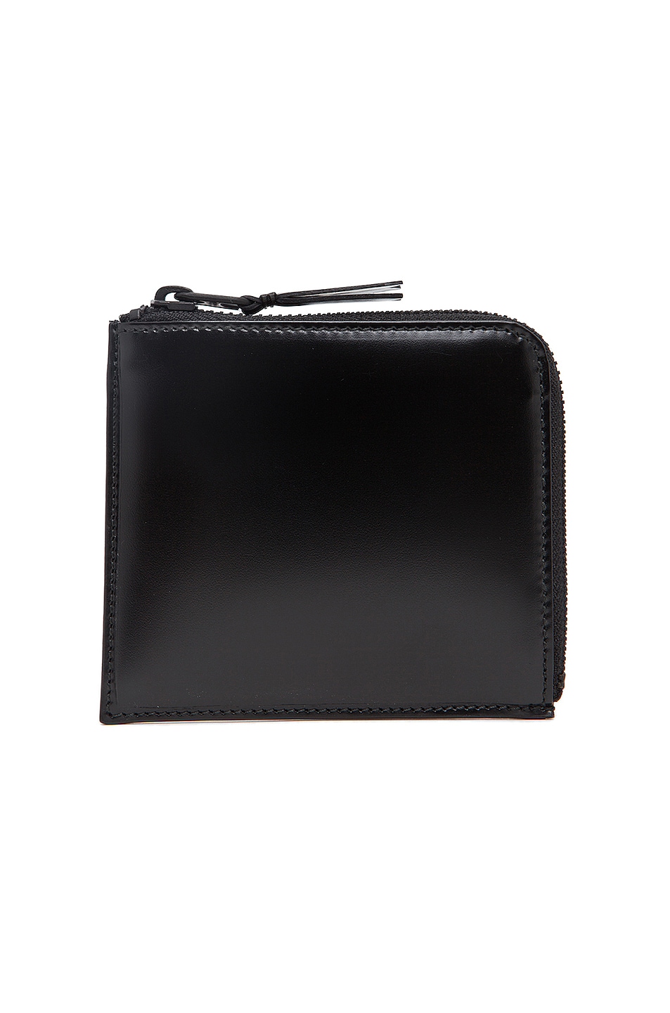 3/4 Zip Wallet in Black