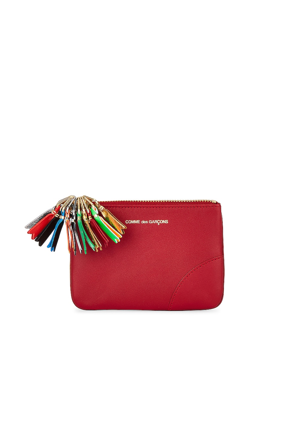 Zipper Pull Wallet in Red
