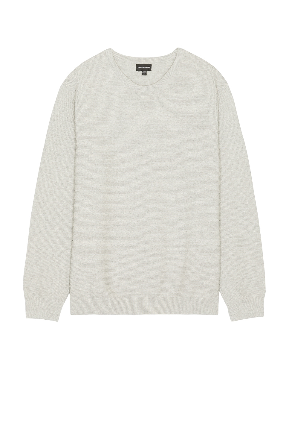 Image 1 of Club Monaco Links Crew Sweater in Light Heather Grey