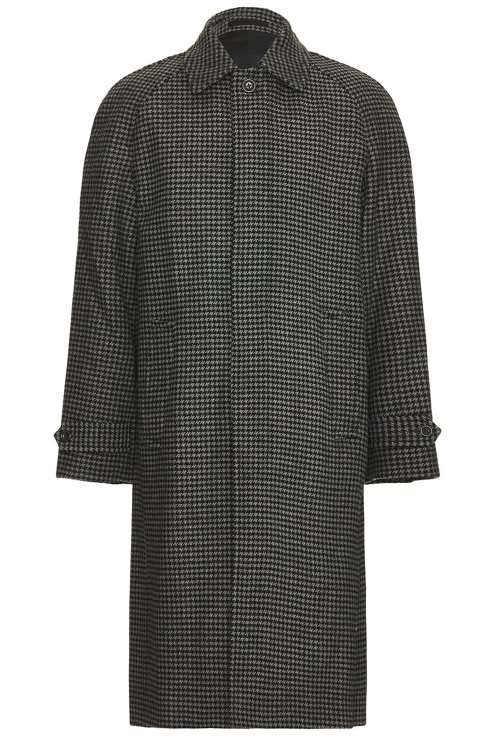 Balmacaan Coat in Grey