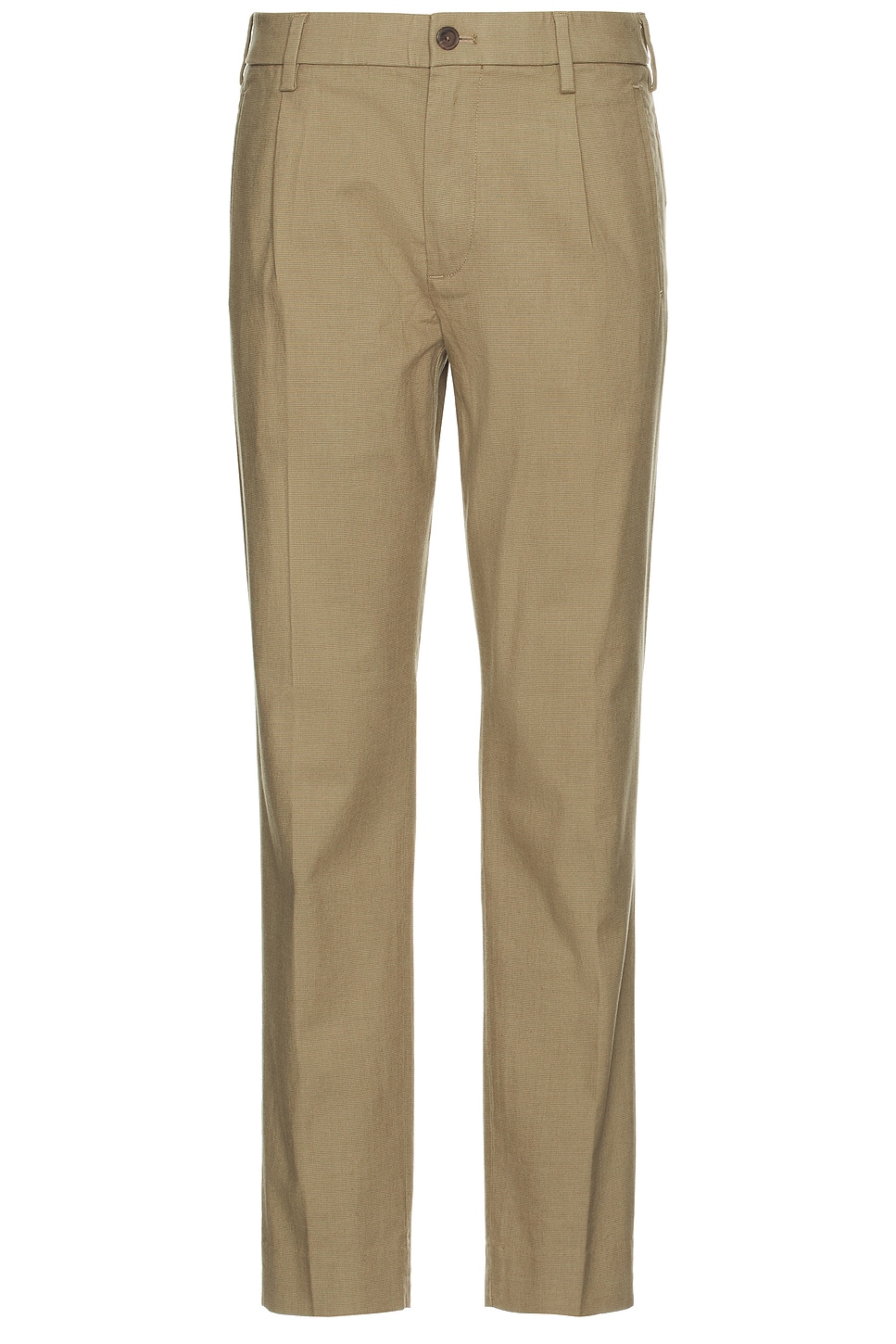 Hybrid Texture Elasticated Trouser in Brown