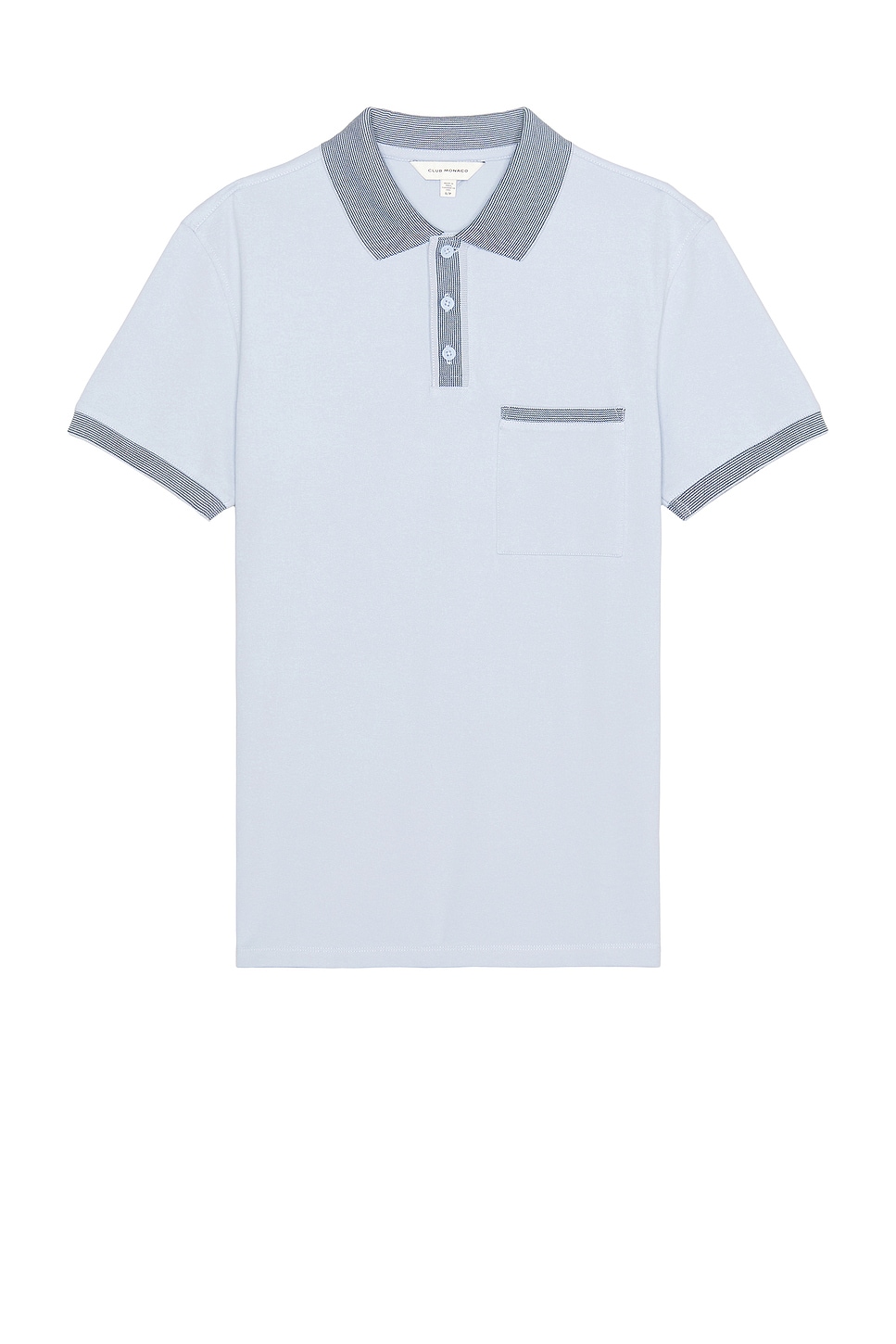 Image 1 of Club Monaco Feeder Collar Polo in Kentucky Blue