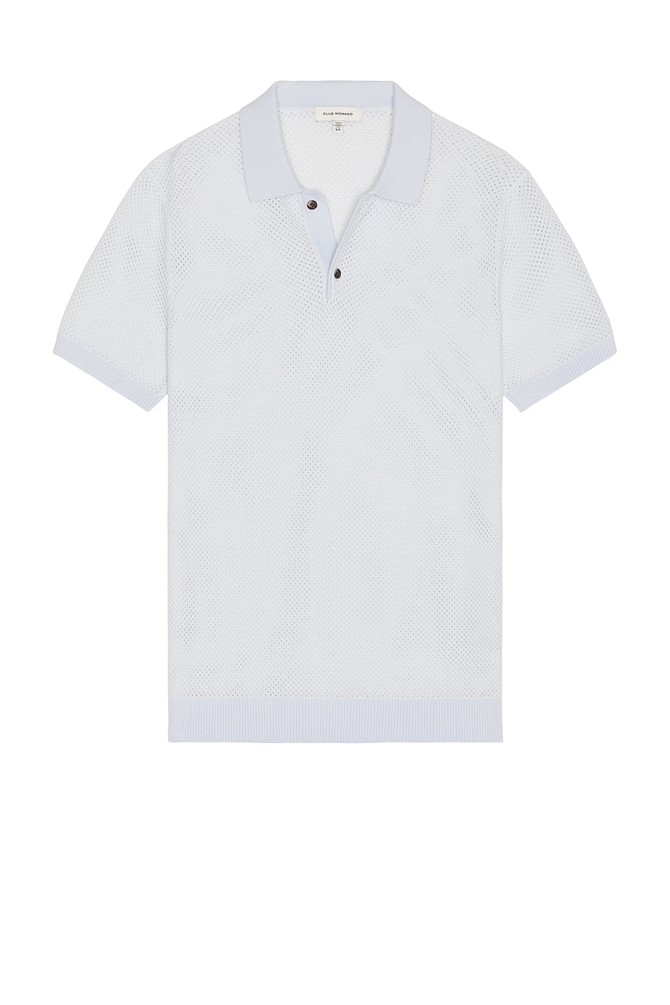 Image 1 of Club Monaco Textured Sweater Polo in Ancient Water