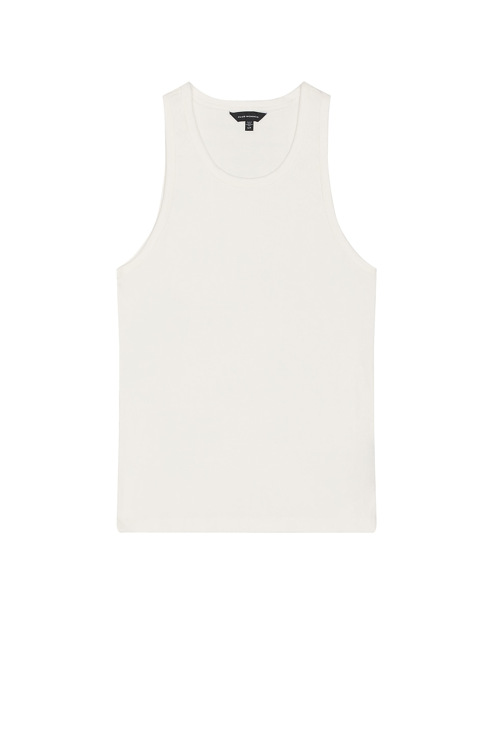 Ribbed Tank Top in White