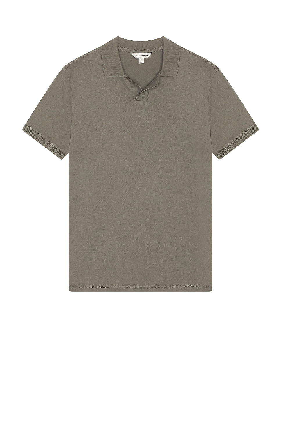 Johnny Collar Polo in Charcoal