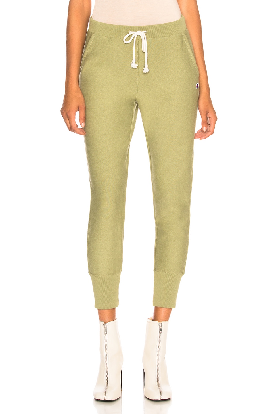 Image 1 of Champion Rib Cuff Pants in Army Green