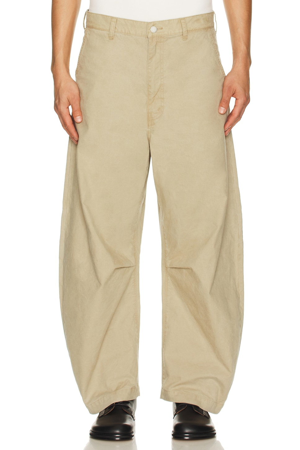 Image 1 of COMME des GARCONS HOMME Relaxed Trousers in Beige
