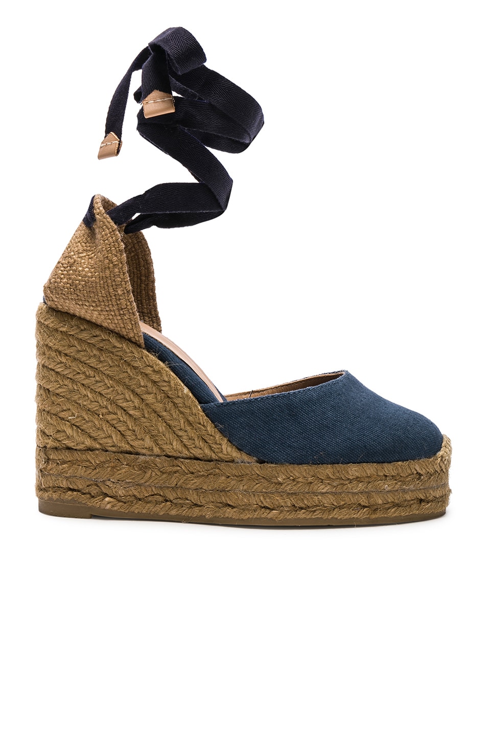 Image 1 of Castaner Canvas Carina Wedge Espadrilles in Blue