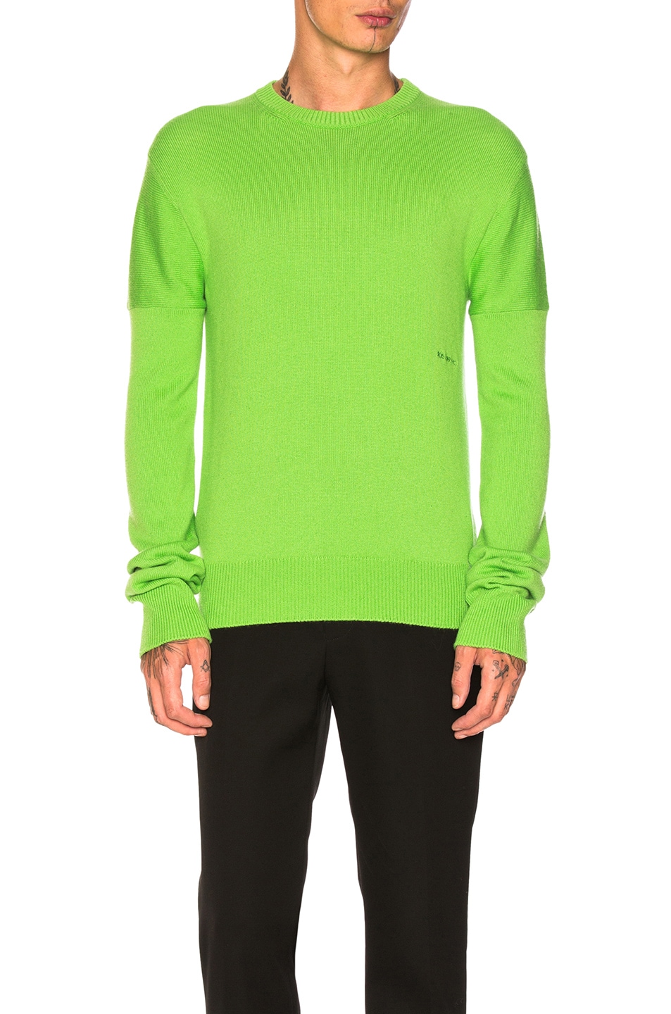 Image 1 of CALVIN KLEIN 205W39NYC Sweater in Emerald