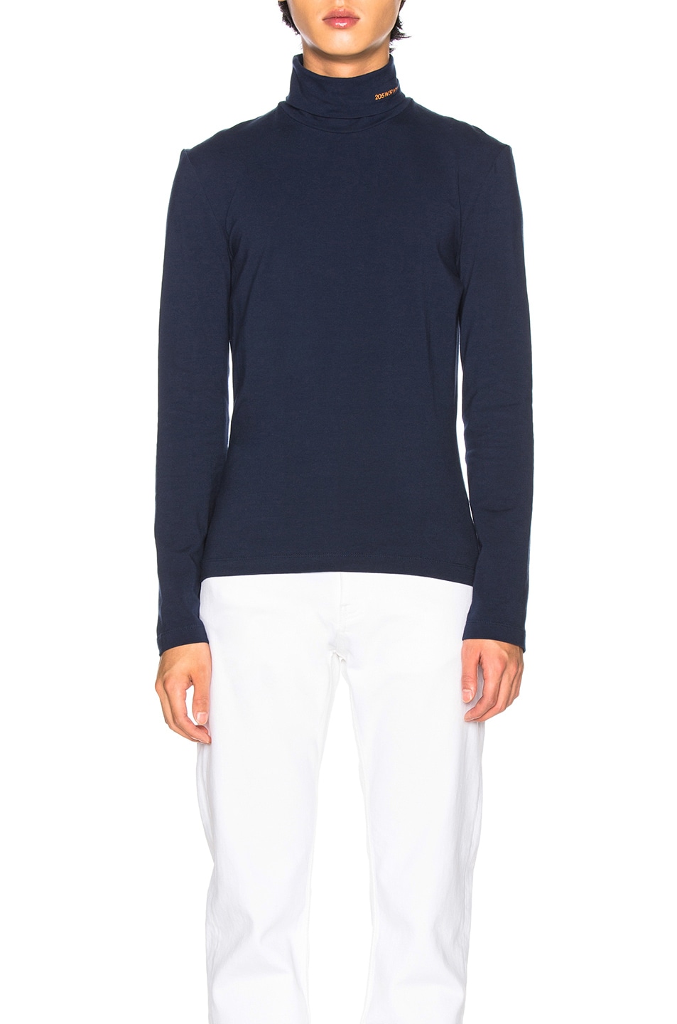 Image 1 of CALVIN KLEIN 205W39NYC Stretch Jersey in Marine
