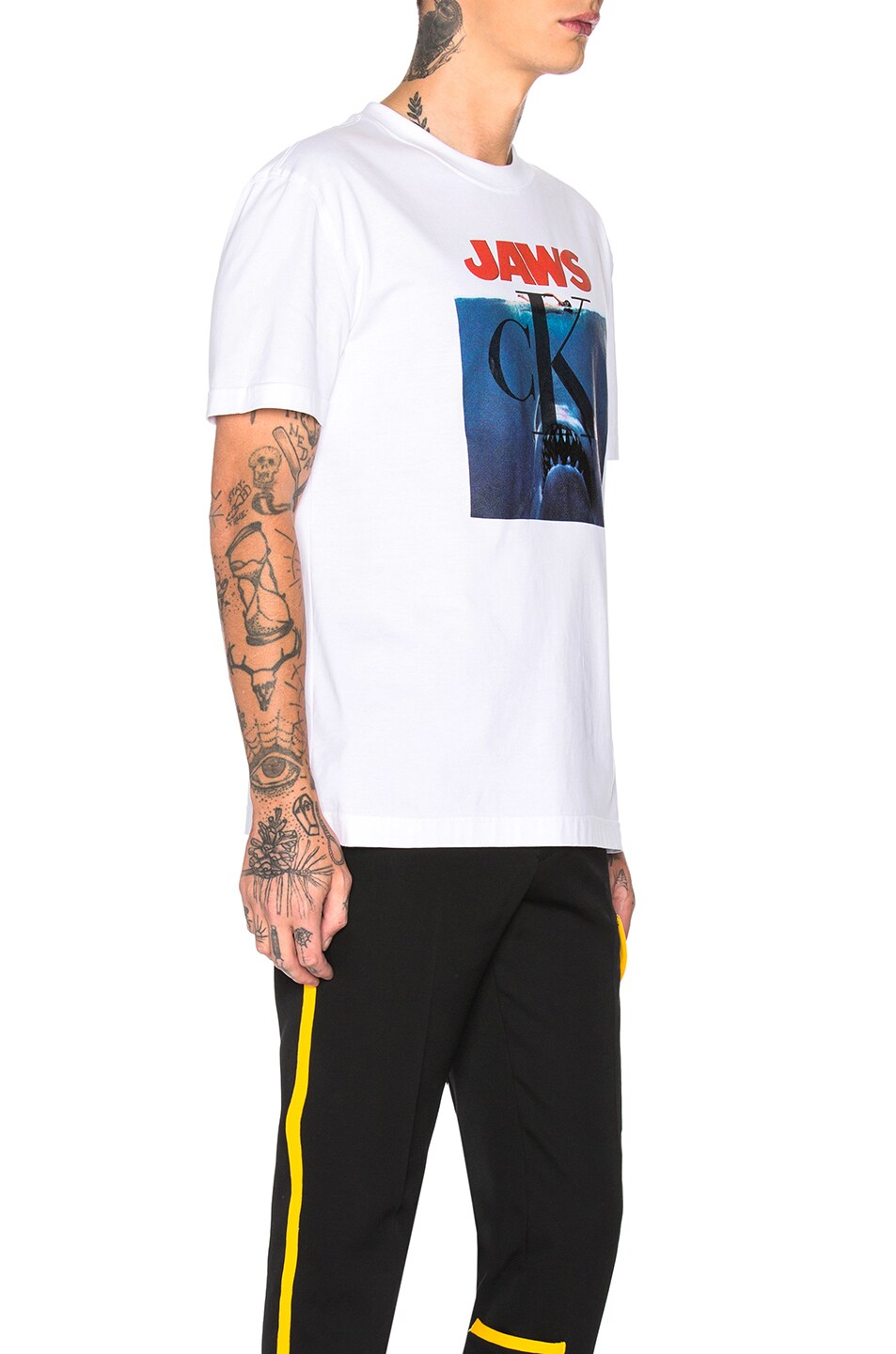 calvin klein jaws t shirt