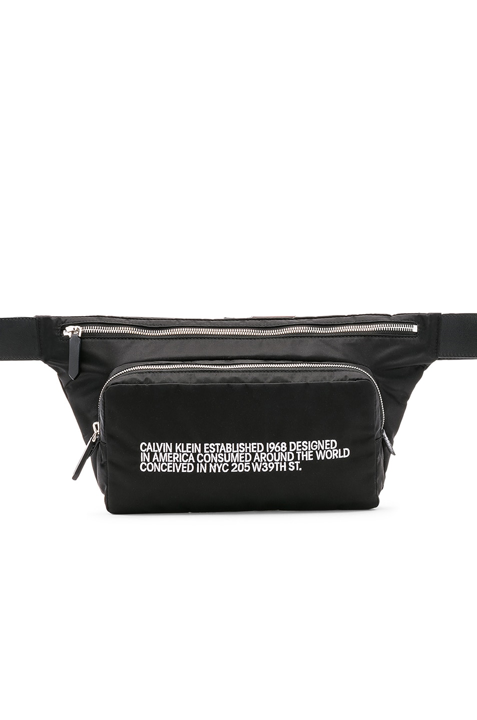 Image 1 of CALVIN KLEIN 205W39NYC Fanny Pack in Black & White