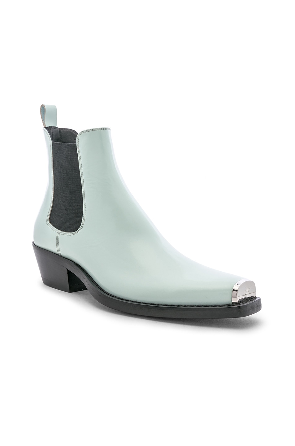 Image 1 of CALVIN KLEIN 205W39NYC Western Chris Spazzolato Boot in Mist