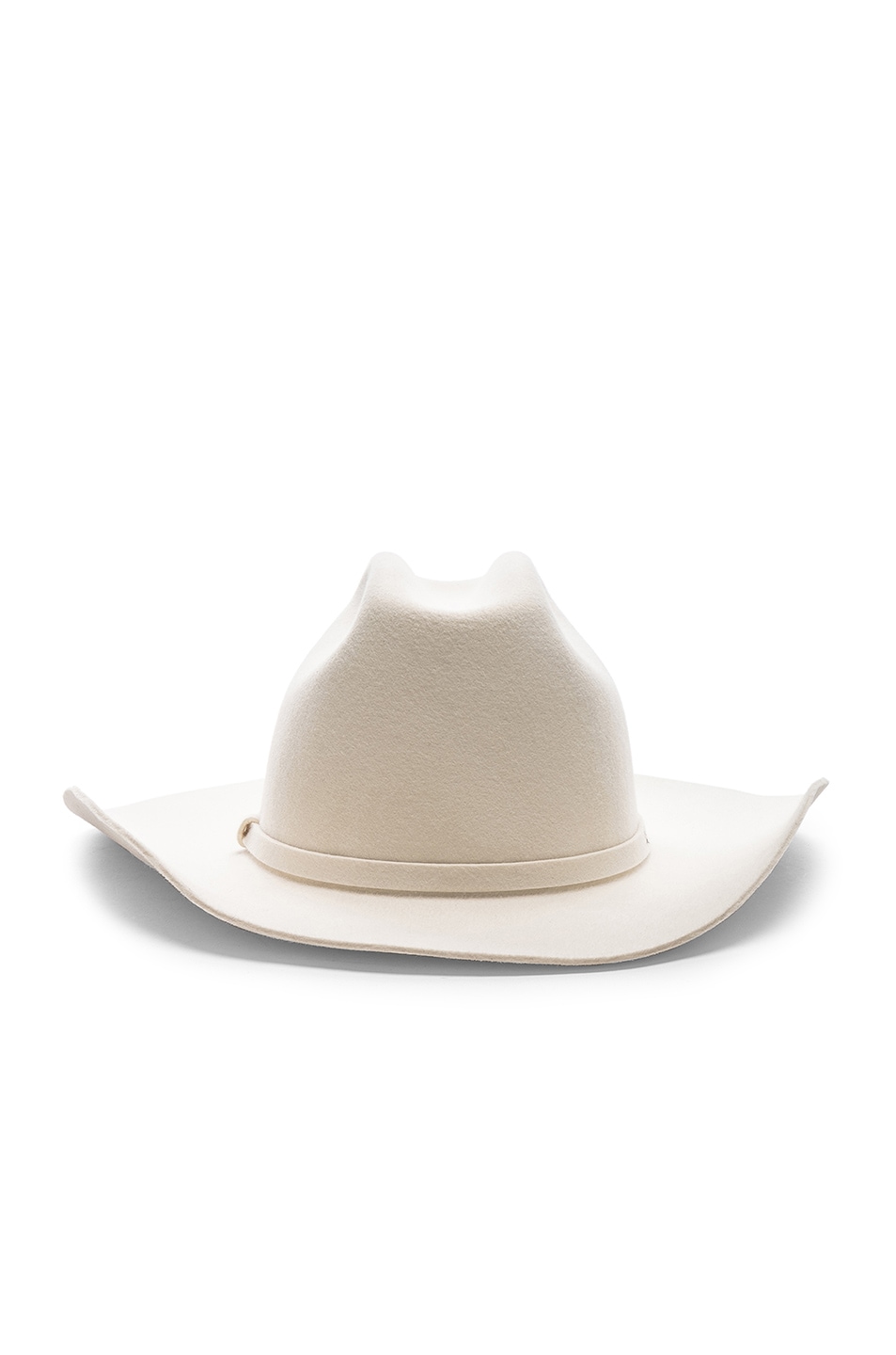 Image 1 of CALVIN KLEIN 205W39NYC Cowboy Hat in Off White