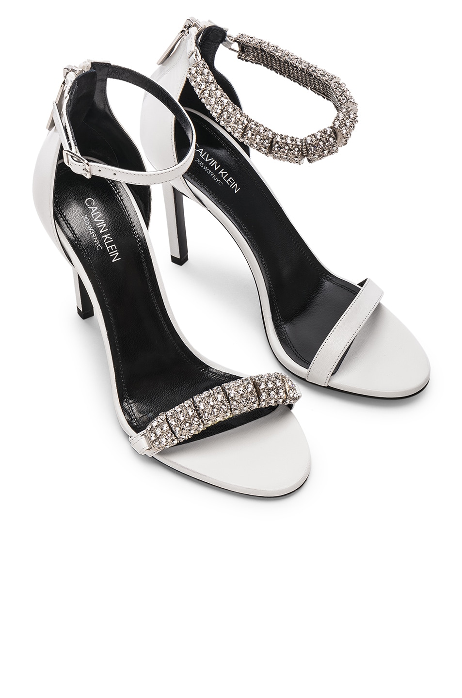 Image 1 of CALVIN KLEIN 205W39NYC Camelle Heels in White