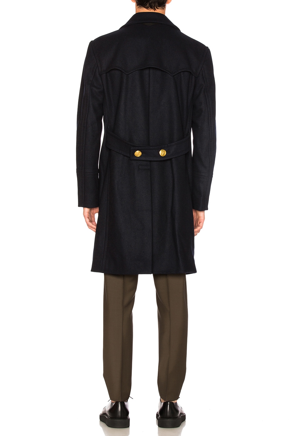 Coach Wool Captains Jacket in Navy | FWRD