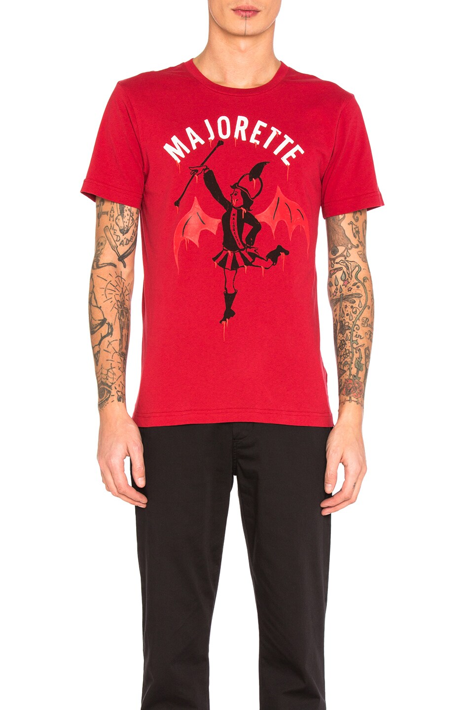 Image 1 of Coach Majorette Tee in Cardinal