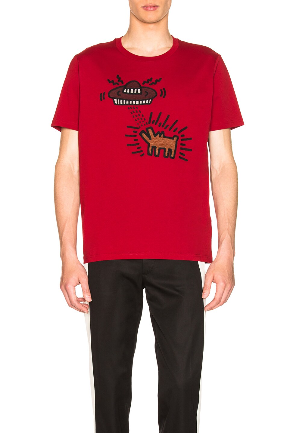 Image 1 of Coach x Keith Haring Tee in Ruby