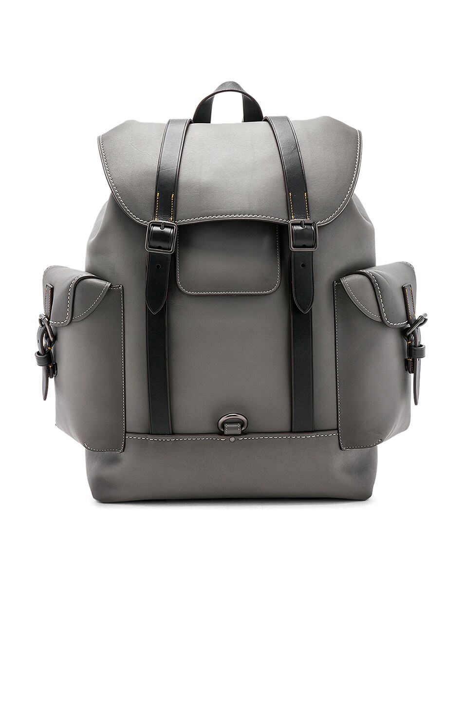 Image 1 of Coach Gotham Backpack in Heather Grey & Black