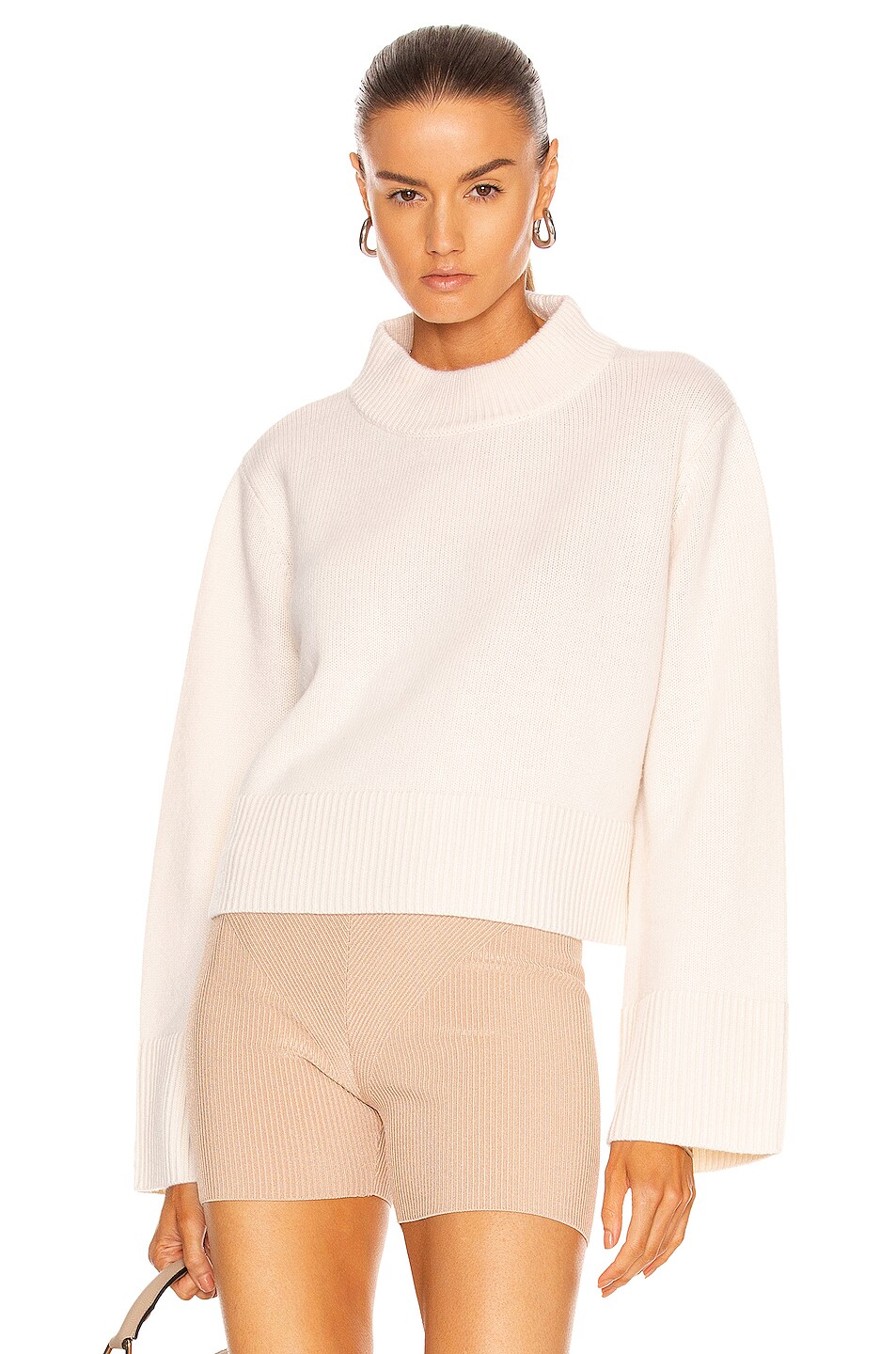 Image 1 of CO Boxy Crew Neck Sweater in Ivory