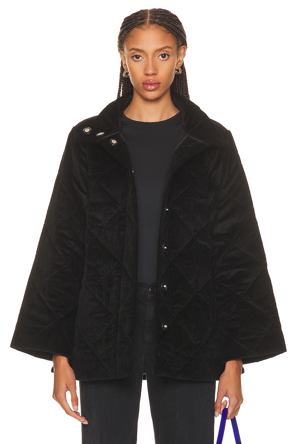 Image 1 of CO Quilted Jacket in Black