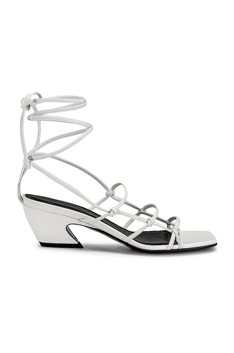 Image 1 of CO Knotted Heels in White