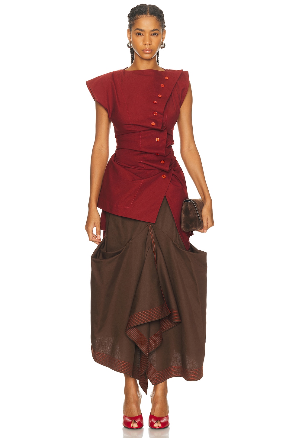 Christopher John Rogers Trumpet Skirt