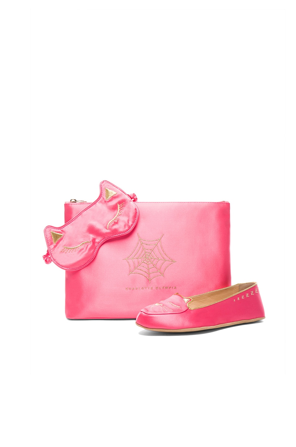 Image 1 of Charlotte Olympia Cat Nap Set in Pink