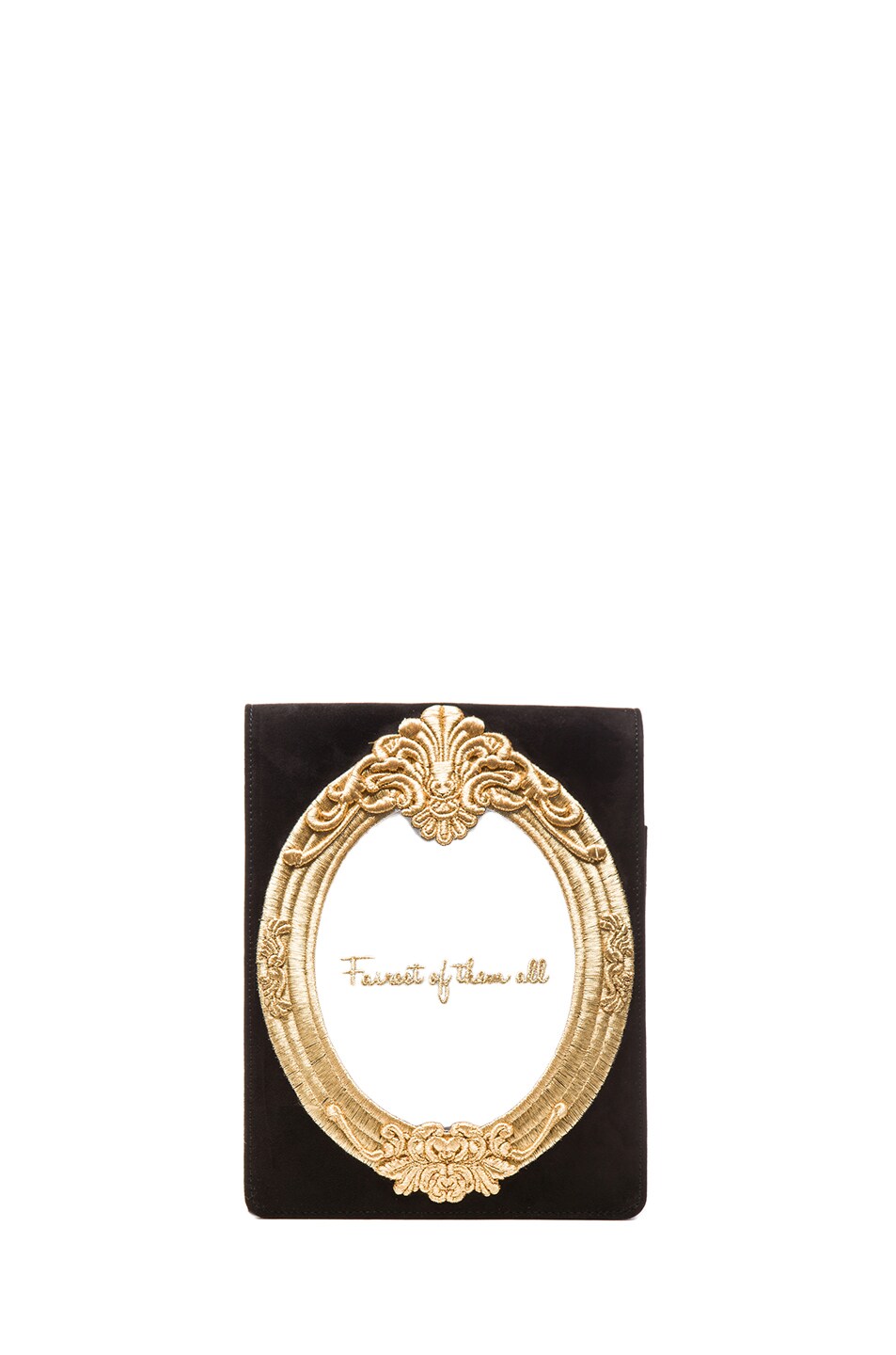 Image 1 of Charlotte Olympia Magic Mirror Clutch in Black