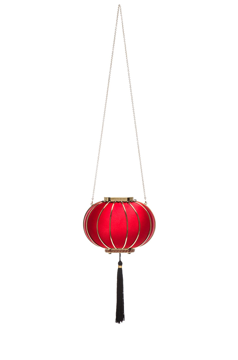 Image 1 of Charlotte Olympia Lantern Clutch in Chinese Red