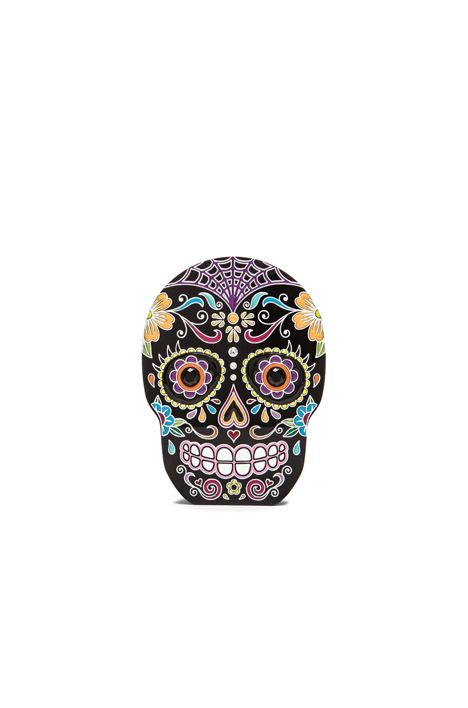 Image 1 of Charlotte Olympia Calavera Clutch in Black