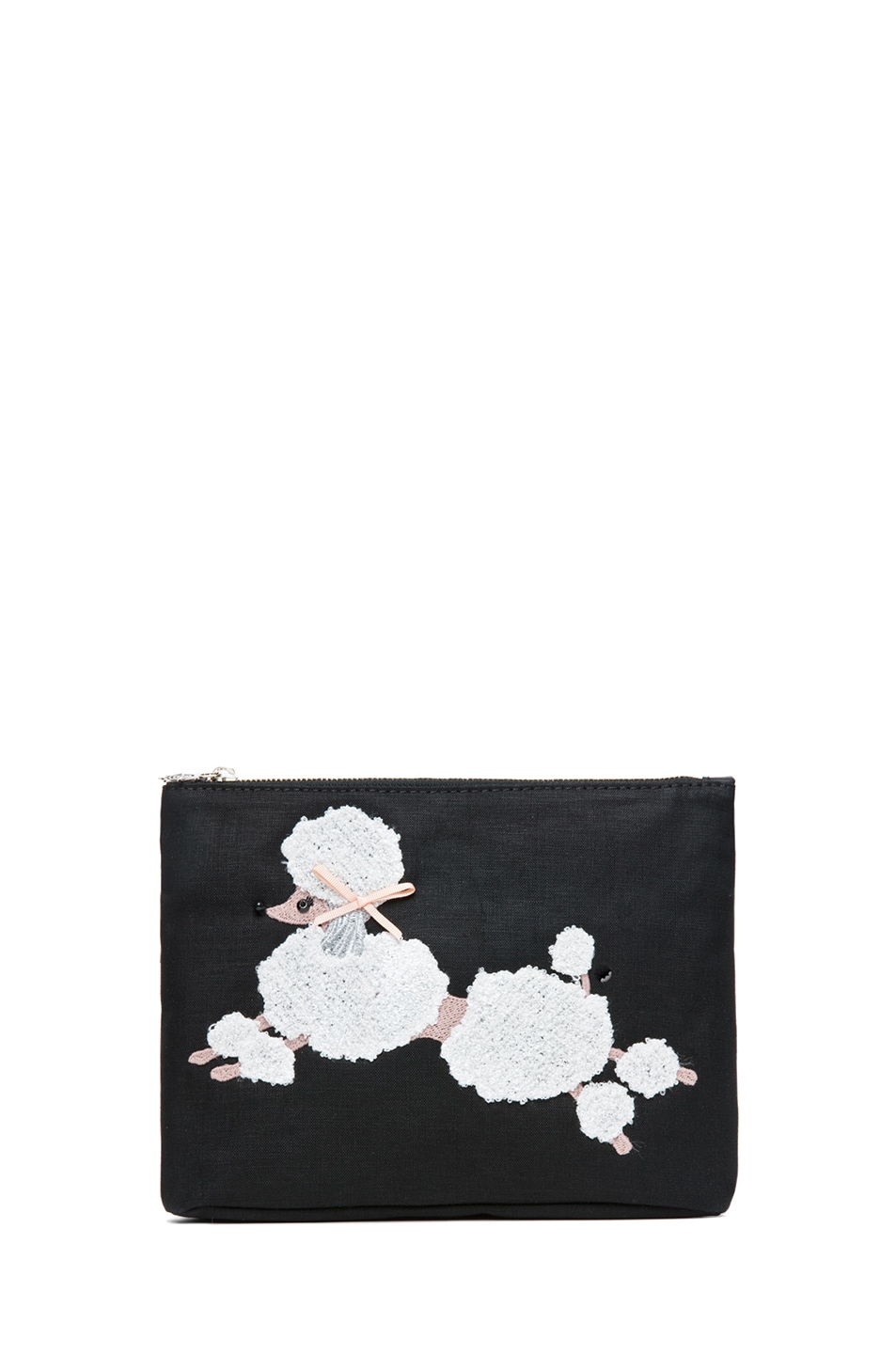 Image 1 of Charlotte Olympia Poodle Purse in White & Black