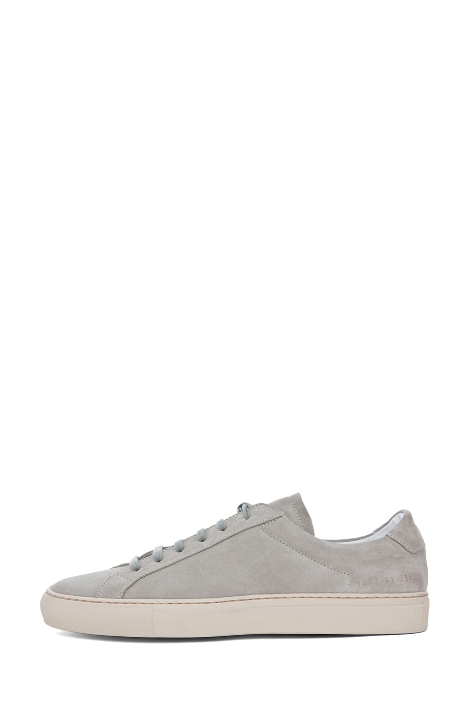 Image 1 of Common Projects Achilles Vintage Suede Shoe in Grey