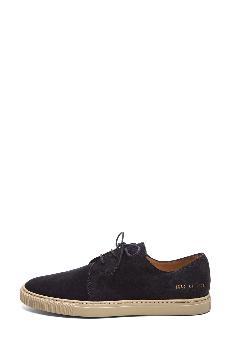 Image 1 of Common Projects Suede Rec in Navy