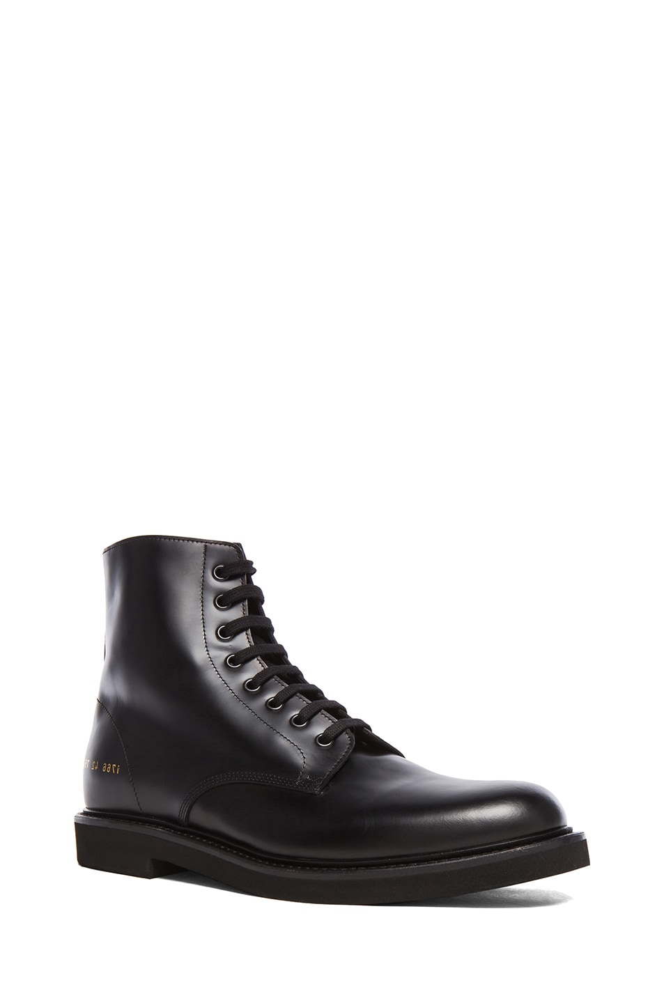 common projects black leather boots