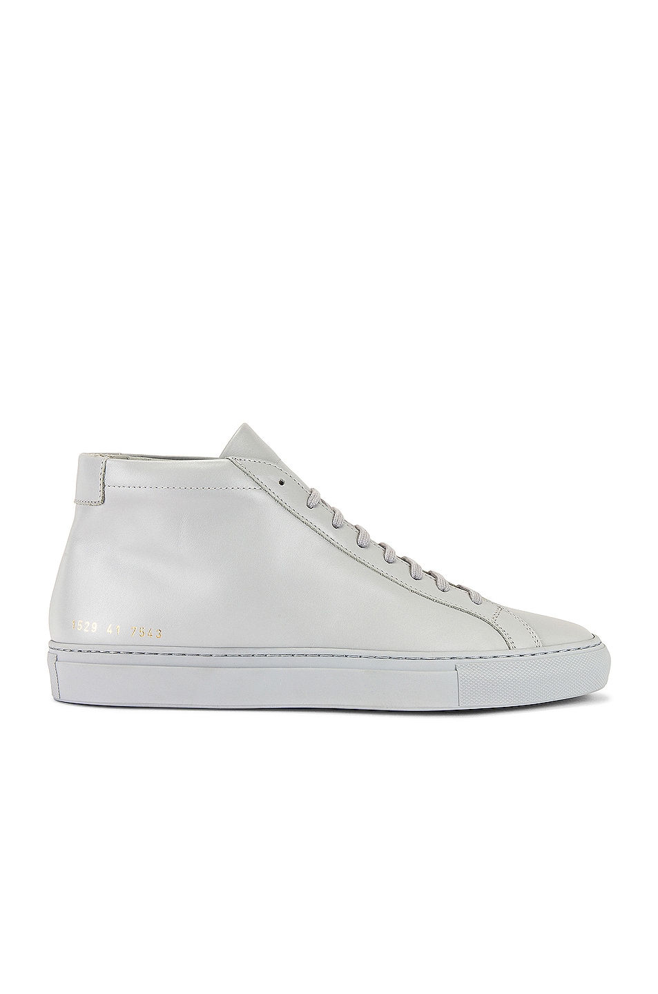 Image 1 of Common Projects Original Leather Achilles Mid in Grey