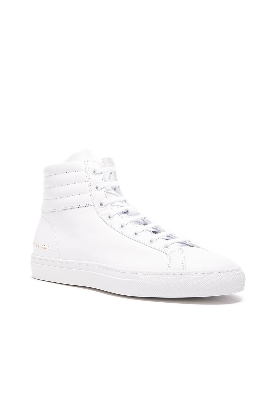 Image 1 of Common Projects Leather Achilles High in White