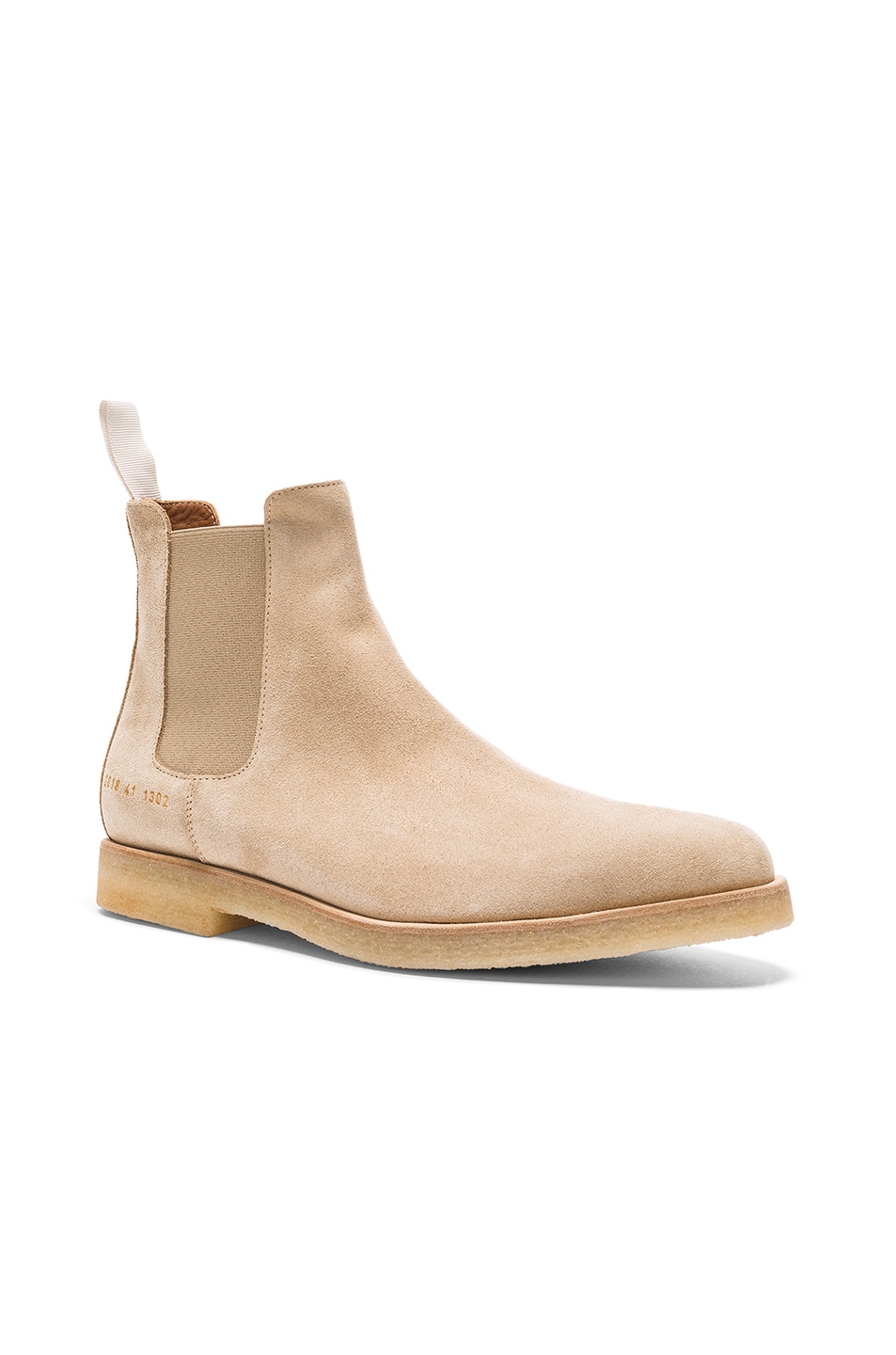 Image 1 of Common Projects Suede Chelsea Boots in Sand
