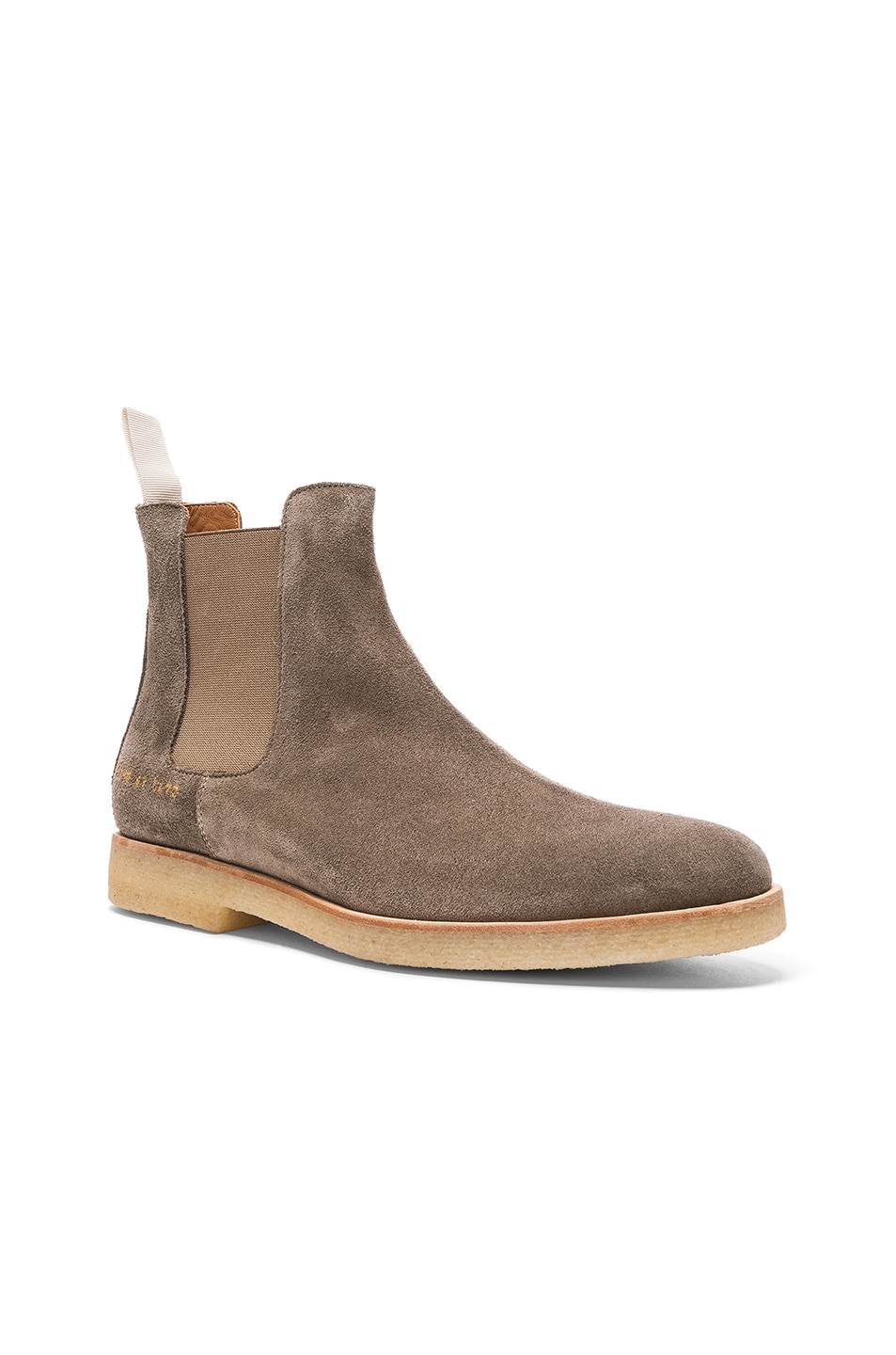 Image 1 of Common Projects Suede Chelsea Boots in Warm Grey