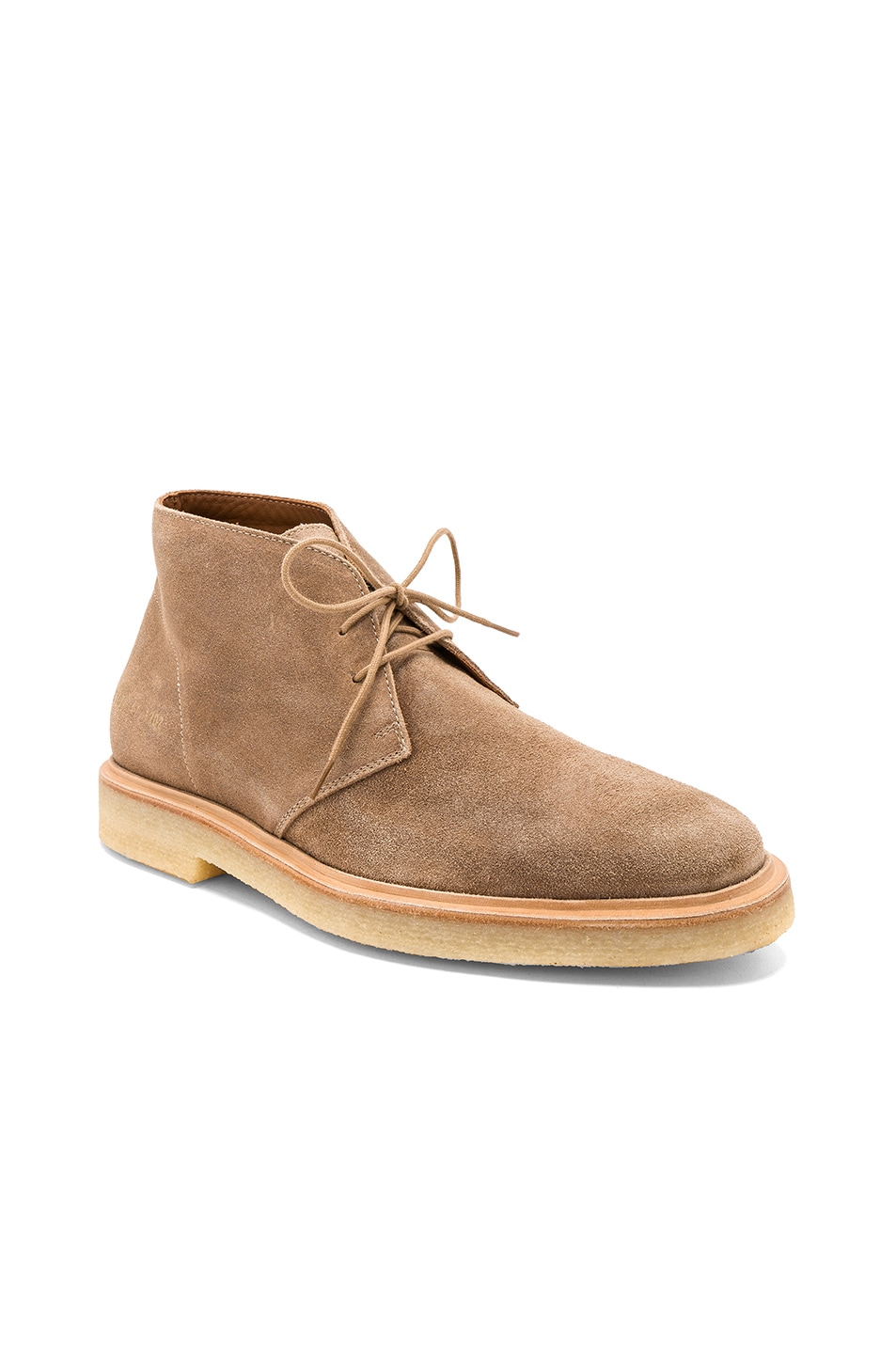 Image 1 of Common Projects Waxed Suede Chukka in Tan