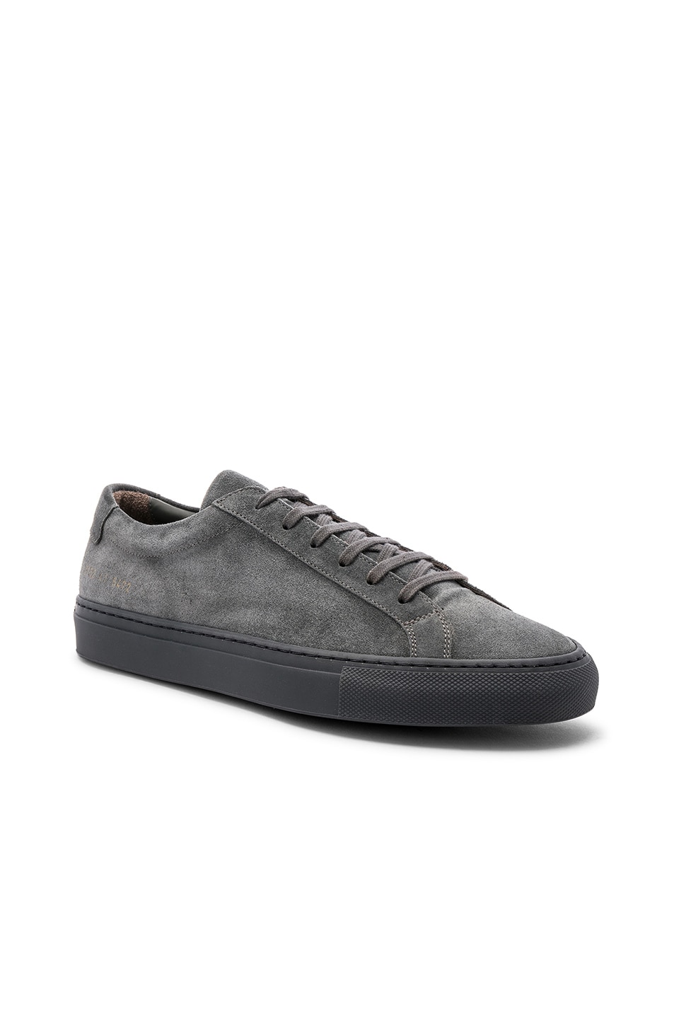 Image 1 of Common Projects Original Suede Achilles Low in Dark Grey