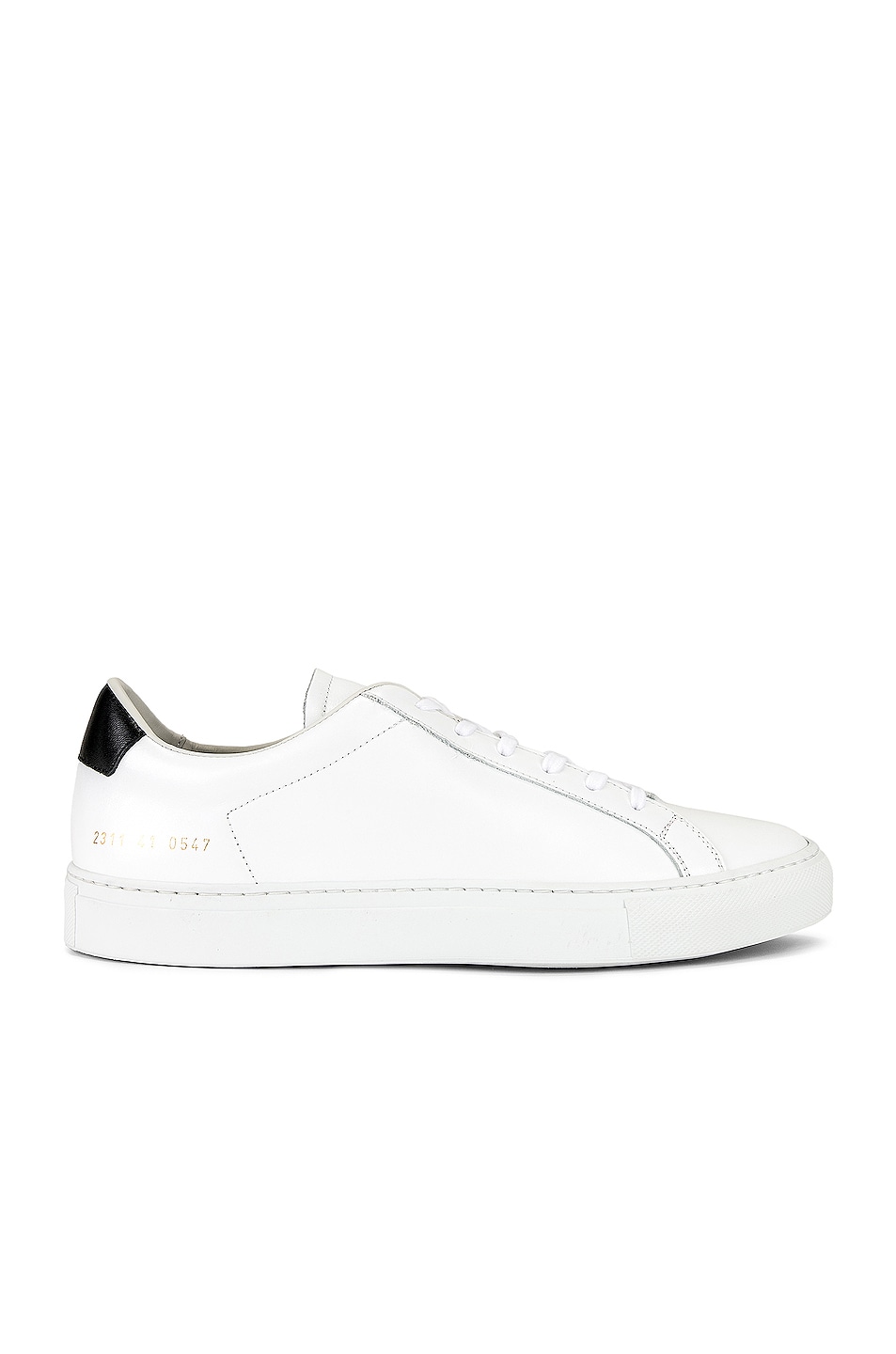 Image 1 of Common Projects Retro Low in White & Black